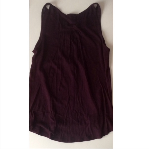 NWT Dark Purple Express Tank Top - Picture 3 of 7